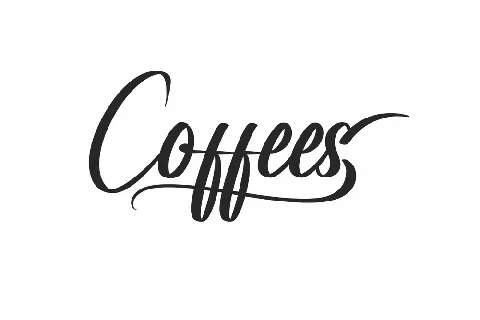 Coffees Demo font