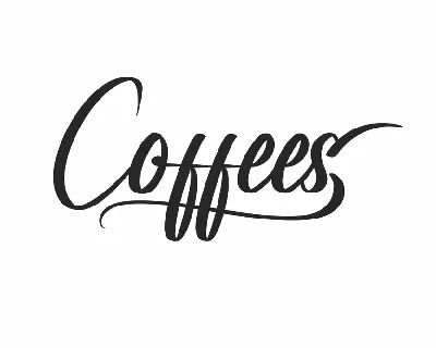 Coffees Demo font