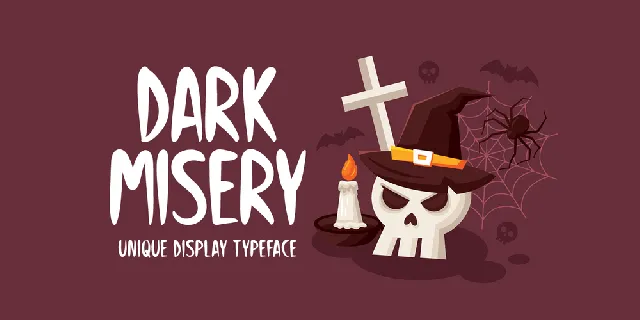 Dark Misery font