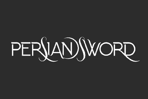 Persian Sword Demo font