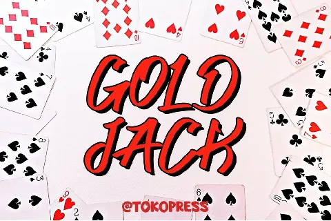 Gold-Jack font