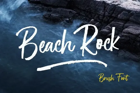 Beach Rock font