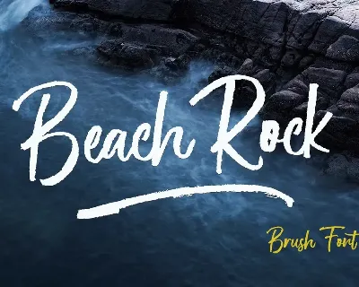 Beach Rock font