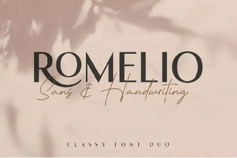 Romelio Sans font