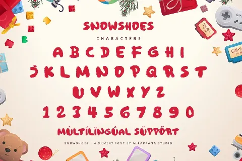 Snowshoes font