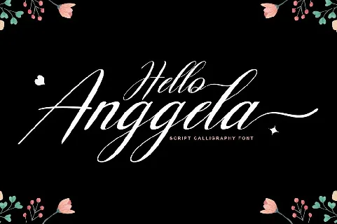 Hello Anggela font