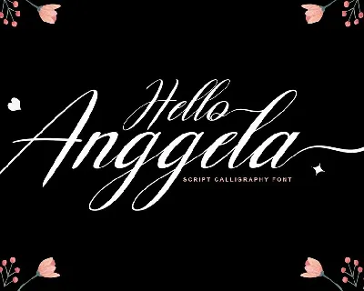 Hello Anggela font