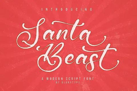 Santa Beast font