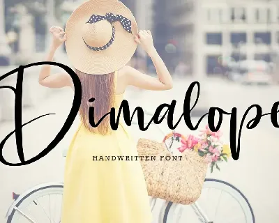 Dimalope font