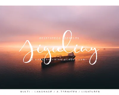 Jiguliny Script font