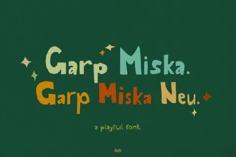 Garp Miska font