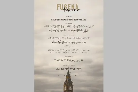 Fusena Duos font