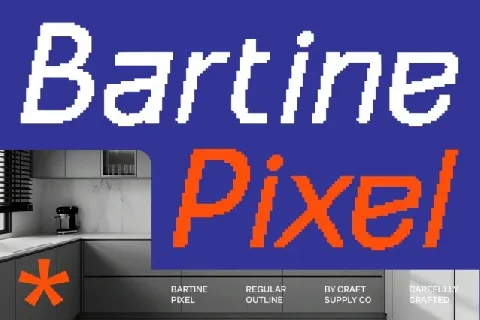 Bartine Pixel font