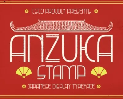 Anzuka Stamp font