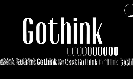 Gothink Family font
