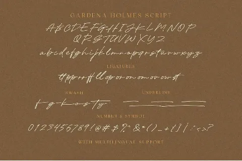 Gardena Holmes Duo font