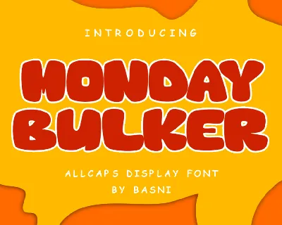 MondayBulkers font