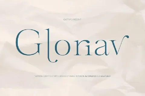 Gloriav font