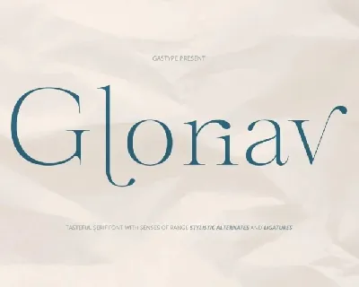 Gloriav font