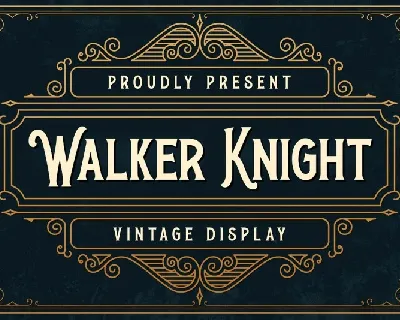 Walker Knight font