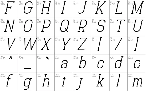 Baxley font