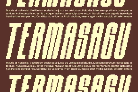 Albercio Pixel font