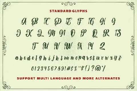 The Lastring font