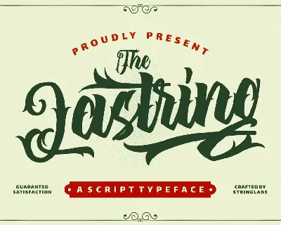 The Lastring font