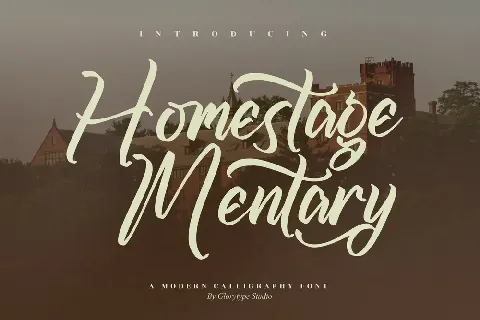 Homestage Mentary font