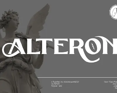ALTERON font