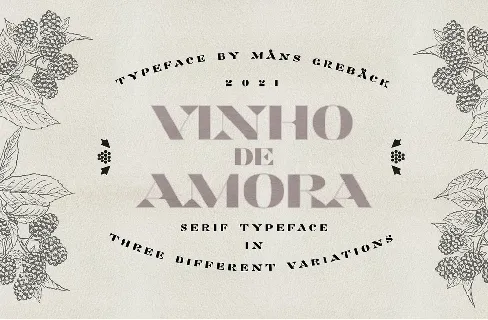 Vinho De Amora font