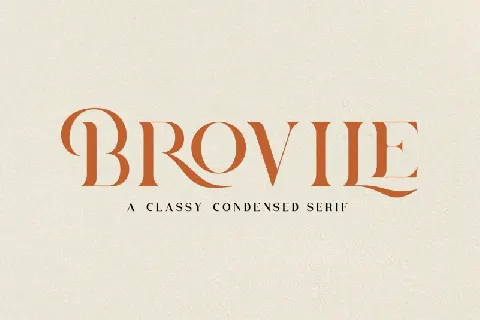 Brovile font