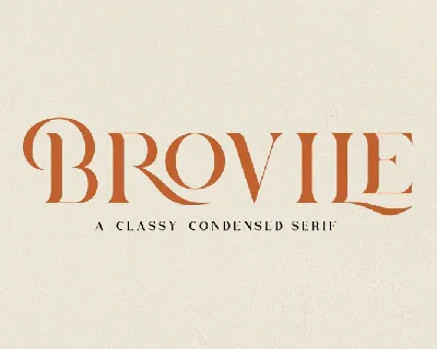 Brovile font