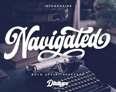 Navigated font