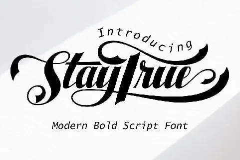 Staytrue font