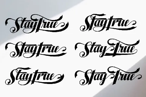 Staytrue font