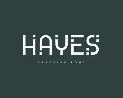 Hayes font