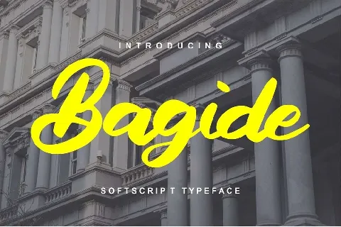 Bagide Soft Typeface font