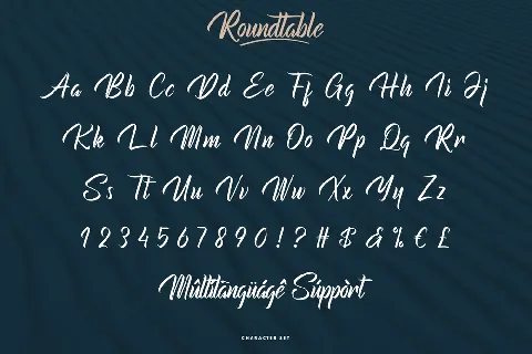 Roundtable Demo font