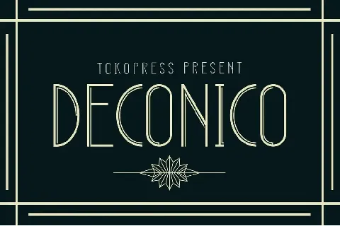 DECONICO font