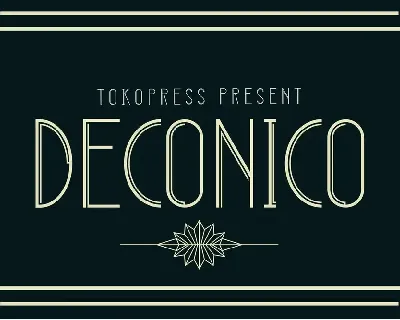 DECONICO font