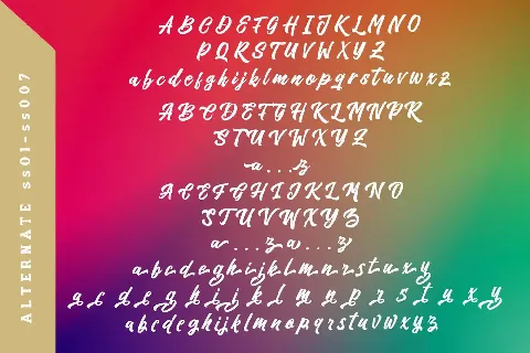 Kedmote Script font
