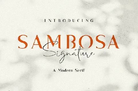 Sambosa font