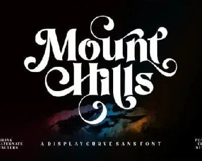 Mount Hills Serif font
