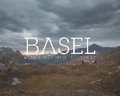 Basel Slab Family font