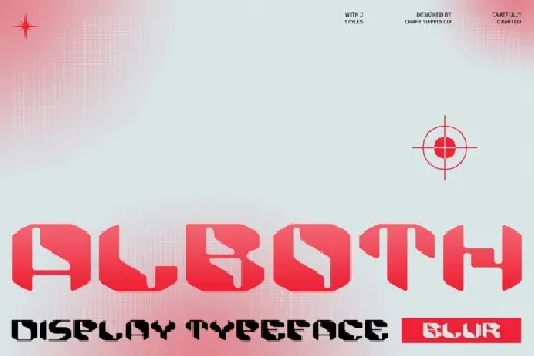 Alboth Blur font