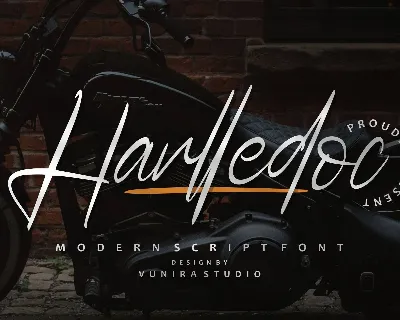 Harlledoc font