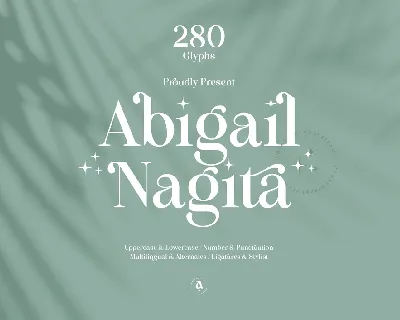 Abigail Nagita font