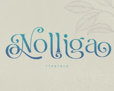 Nolliga font