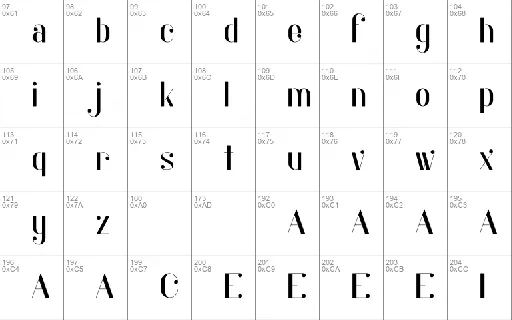 Kocka font